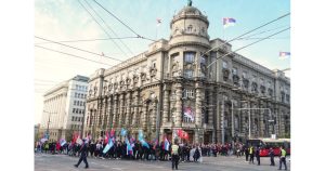 Студентски протест в Сърбия Кадър: Екс/DD_Geopolitics