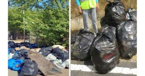 Над 3,5 тона отпадъци премахнати в Несебър по време на кампанията „Да изчистим България заедно“, включително и подводно почистване