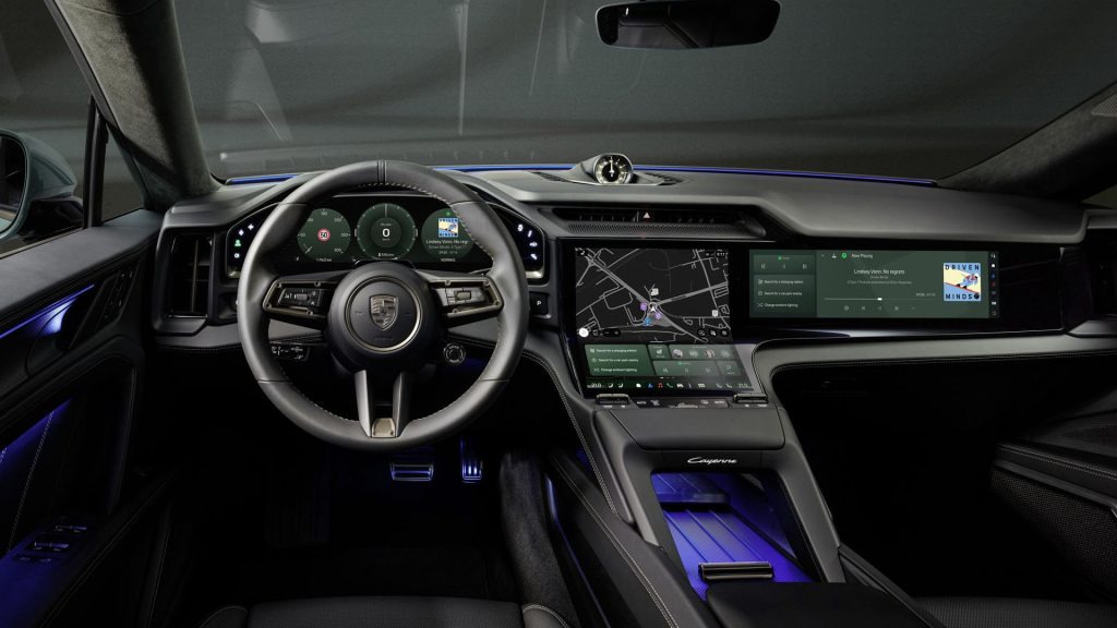 Porsche Cayenne Electric: Поглед към бъдещето с революционен интериор и най-големия дисплей в историята на марката Porsche Cayenne Electric: Поглед към бъдещето с революционен интериор и най-големия дисплей в историята на марката