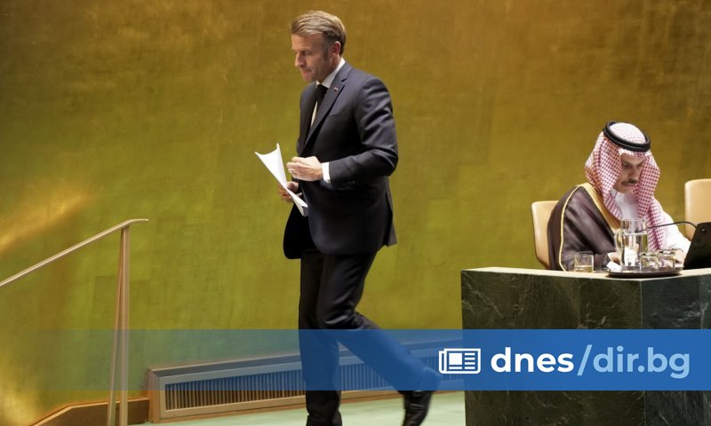 Франция призна Държавата Палестина, Макрон призова за край на насилието