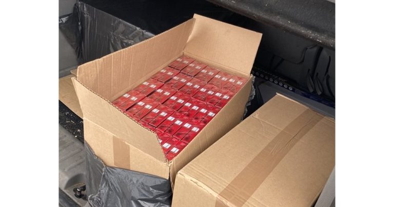 30 000 къса контрабандни цигари иззети в Генерал Тошево, 65-годишен мъж е задържан