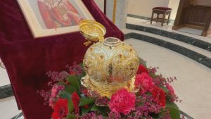 Частица от мощите на Свети Патриарх Евтимий пристигна в Лондон