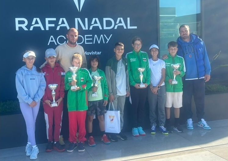 Невероятен успех: Български таланти спечелиха титла и общо шест медала в академията на Рафа Надал