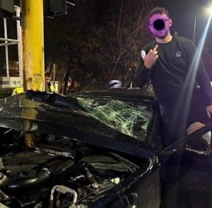 Продават за 25 000 лв. катастрофиралия Мерцедес на Нидал Мохамад