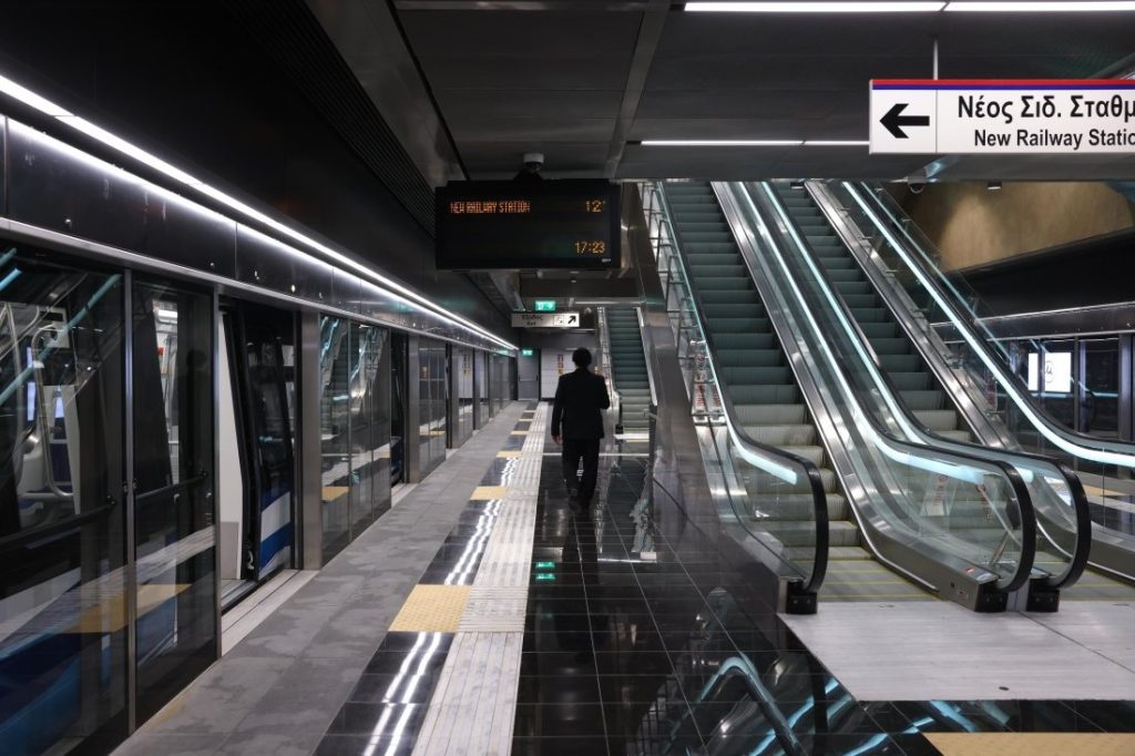 Месечна пауза: Новото метро в Солун спира заради тестове на разширението към Каламария