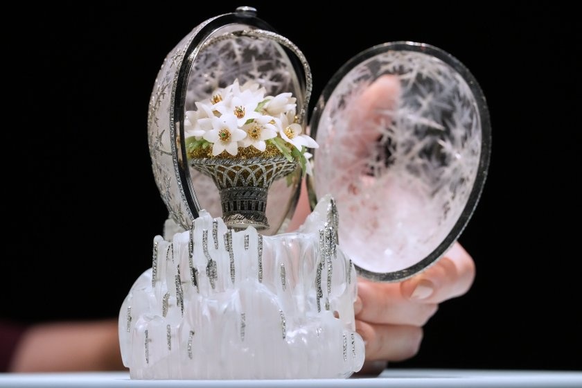 Яйце на Фаберже с 4500 диаманта отива на търг, очаква се рекордна цена