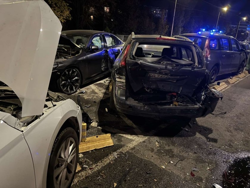 Пияният шофьор, пометял 6 коли на „Витоша“, остава в ареста: Каква е процедурата за обезщетение на пострадалите?