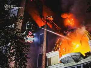 Руска атака с дронове рани дете в Киев