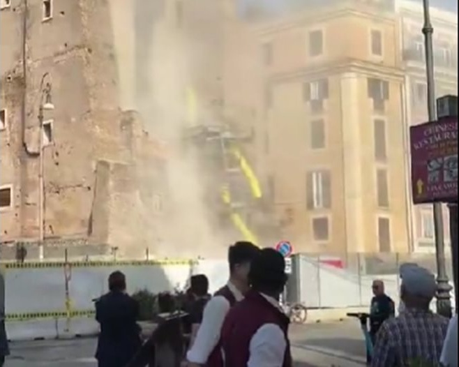 Прокуратурата в Рим разследва четирима след срутването на кула „Конти“