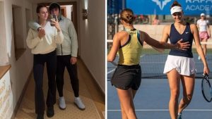 Новата тенис надежда Иван Иванов на романтична ваканция в Алпите с Джесика Франке