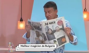 Вестник „24 часа“ гостува във френска телевизия благодарение на илюзиониста Алекс Голдфайер