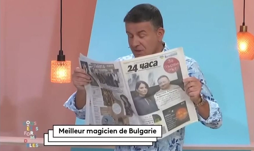 Вестник „24 часа“ гостува във френска телевизия благодарение на илюзиониста Алекс Голдфайер