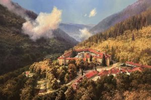 Патриарх Даниил благослови изложбата „Крепости на вярата“ на Васил Горанов