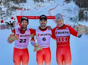 Швейцария доминира гигантския слалом във Вал д'Изер, Меяр триумфира