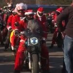 Мотошествие на Дядо Коледа превзе София за десета година
