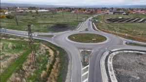 Ново кръгово кръстовище с осветление повишава безопасността в Сунгурларе