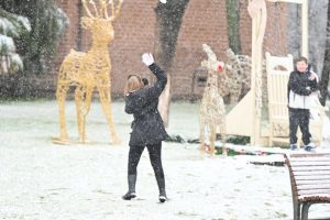 Коледна София под снежна магия: Столицата осъмна в бяло