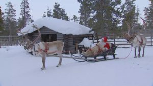 Дядо Коледа започна своето пътешествие от Лапландия