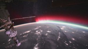 Приказни кадри: Астронавт засне Северно сияние от Космоса