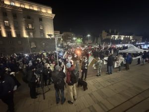 Протест срещу еврото пред БНБ: Граждани искат запазване на лева и референдум