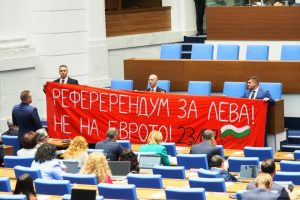 "РефереРендум" за еврото: "Възраждане" с правописна грешка и отхвърлен референдум