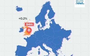 Лондонското летище Хийтроу остава най-натоварено в Европа, въпреки ръста на трафика
