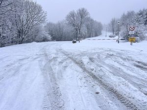 Частично бедствено положение в Гелеменово след снеговалежите, реката преля