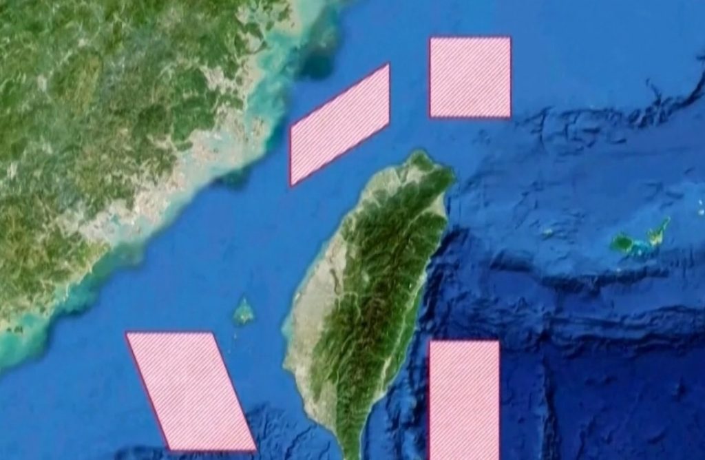 Китай започна мащабни военни учения с бойни стрелби около Тайван