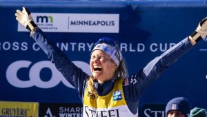 Джеси Дигинс с втора поредна победа в "Тур дьо ски", увеличава преднината си