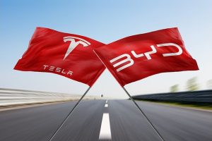 BYD изпревари Tesla по продажби на електромобили през 2025 г.