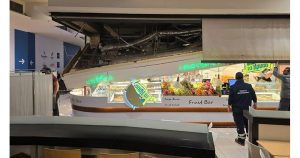 Паника в Mediterranean Cosmos: Таван рухна в мол в Солун, жена е пострадала