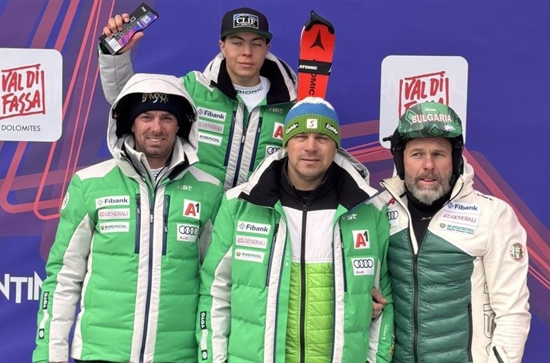 Марко Семерджиев с триумфално второ място на слалом в Италия