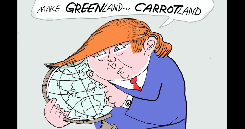 ВИДЕО: Тръмп мечтае за Оранжевата земя в оживяла карикатура на Ивайло Нинов