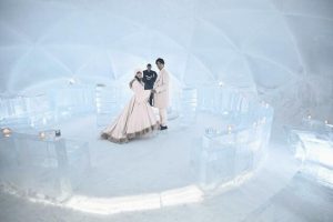 Леден хотел и параклис отвориха врати на японския остров Хокайдо