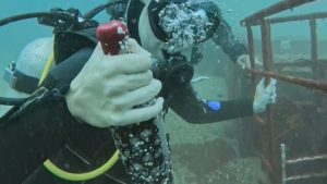 Подводна изба в Чили: Винопроизводители възраждат древен метод за отлежаване в океана