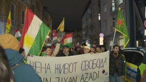 Кюрдската диаспора в София на шествие срещу ислямистката офанзива в Сирия