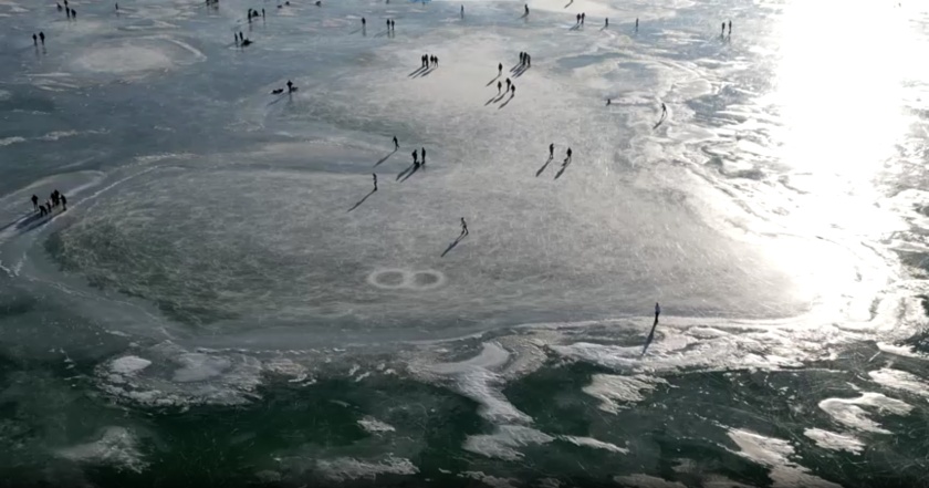 Властите предупреждават: Балатон е опасно за кънки, въпреки замръзването