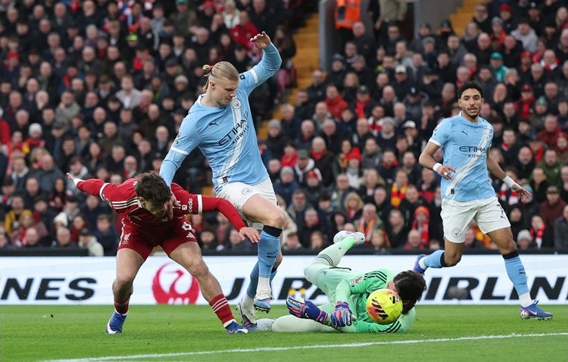 Драма на „Анфийлд“: Холанд донесе обрат за „Сити“ срещу „Ливърпул“ в 93-ата минута