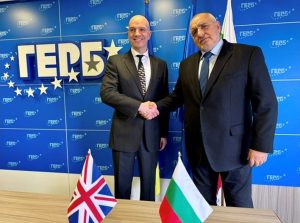 Бойко Борисов и британският посланик Натаниел Копси обсъдиха сигурността и стратегическото партньорство