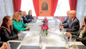 Нарастващият език на омразата обсъди Илияна Йотова с директора на Американския еврейски комитет