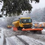 Републиканските пътища са проходими при зимни условия с помощта на 260 снегорина