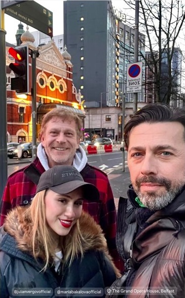 Трима българи в Белфаст: Мария Бакалова подкрепи Юлиан Вергов и Петър Антонов в Северна Ирландия