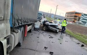 Тежка верижна катастрофа в Русе: Пътят към Индустриалния парк е затворен