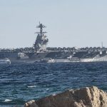 Американският самолетоносач „Джералд Форд“ пристигна край северното крайбрежие на Израел