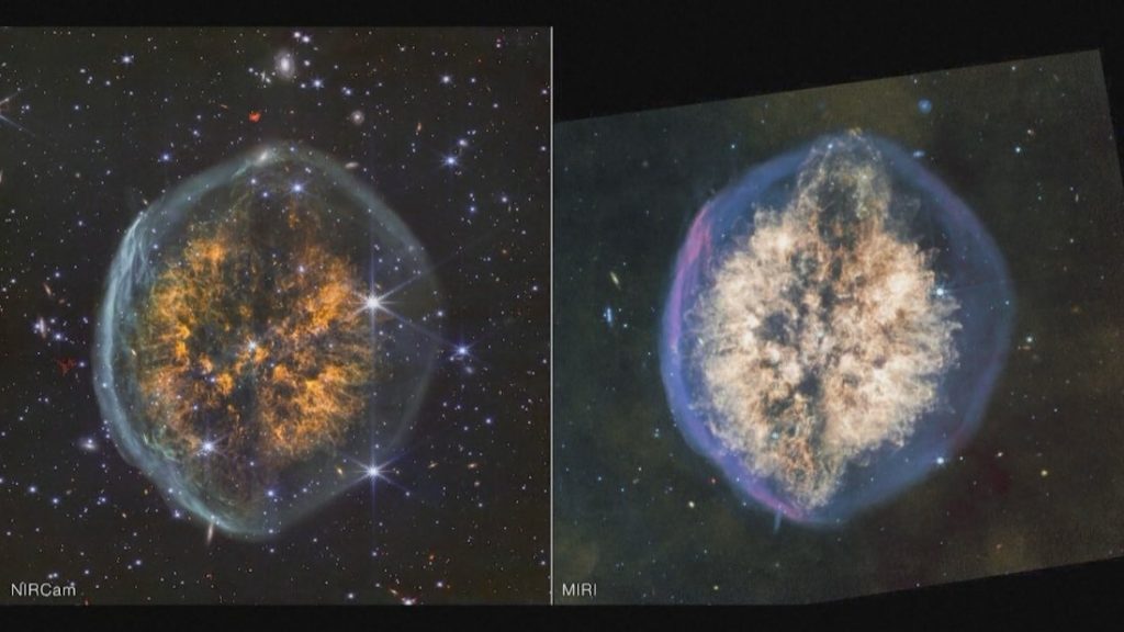 Телескопът „Джеймс Уеб“ засне мъглявината „Оголен череп“