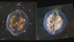 Телескопът „Джеймс Уеб“ засне мъглявината „Оголен череп“