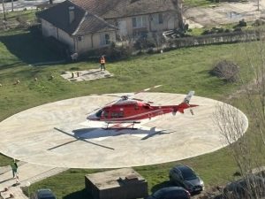 Въздушна линейка транспортира пострадали при взрив от Сливен до Пловдив