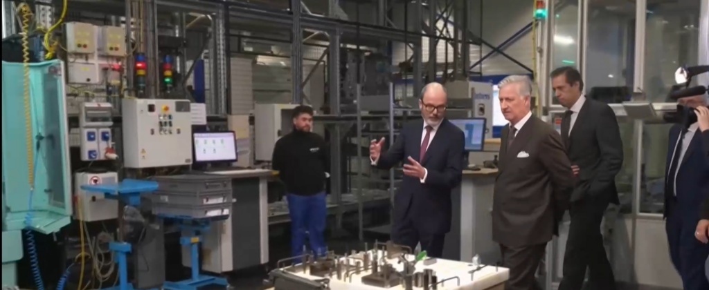 Кралят на Белгия Филип посети завода на „FN Браунинг Груп“ в Ерстал
