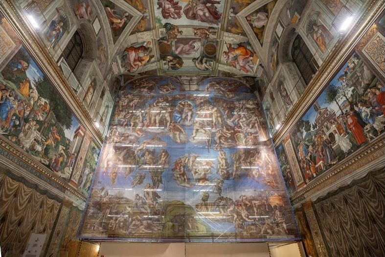 Микеланджело в нов блясък: Започна мащабното почистване на „Страшният съд“