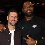 Среща на спортни титани в Лос Анджелис: Новак Джокович на мач на Лейкърс